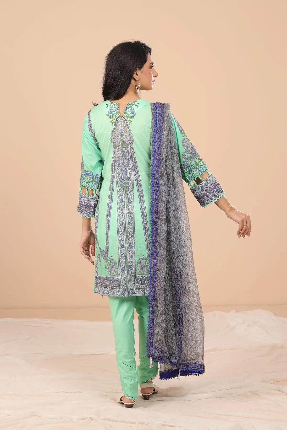 9A Muzlin Summer Stitched - Sana Safinaz
