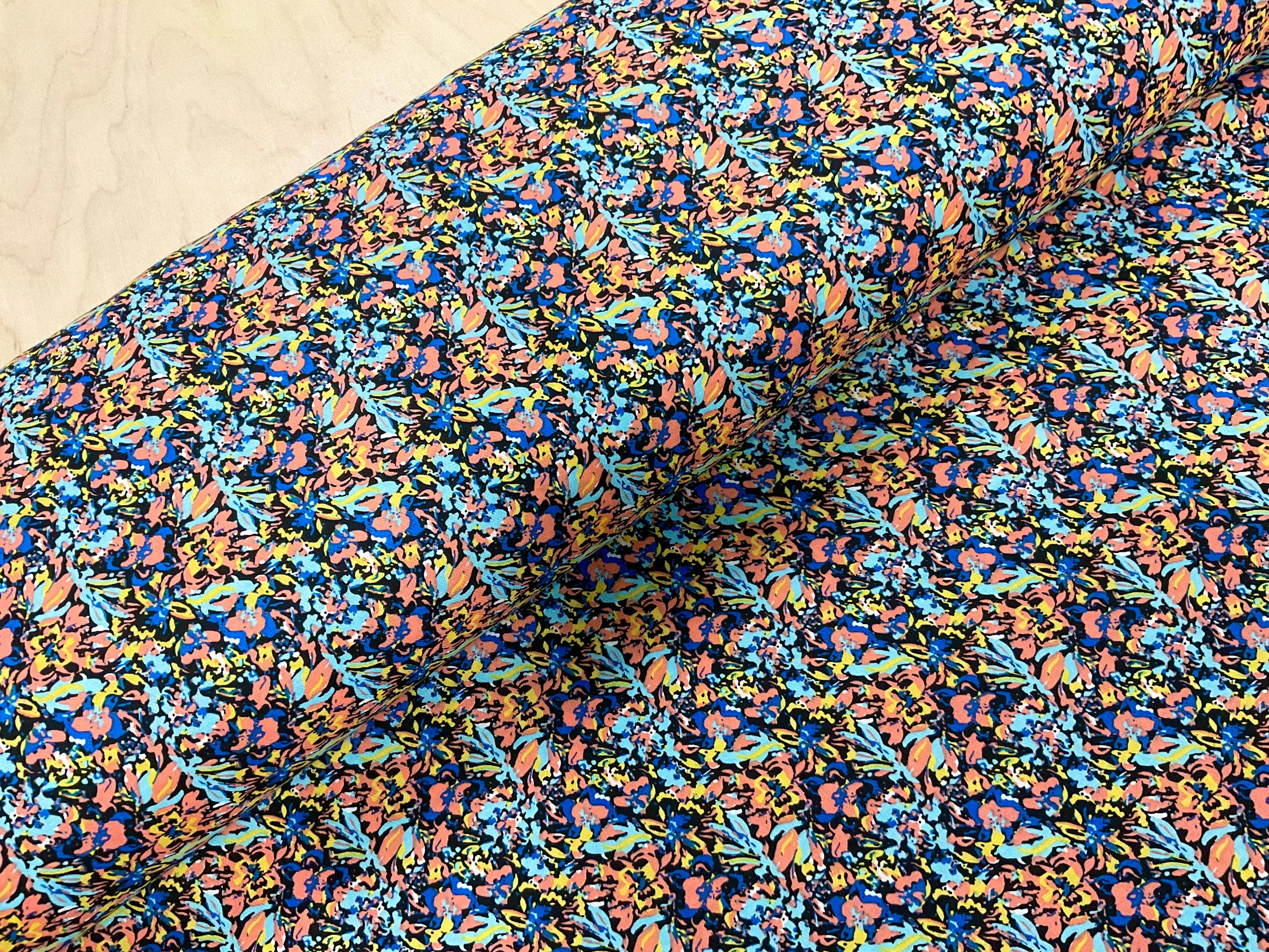 Abstract Floral Fabric