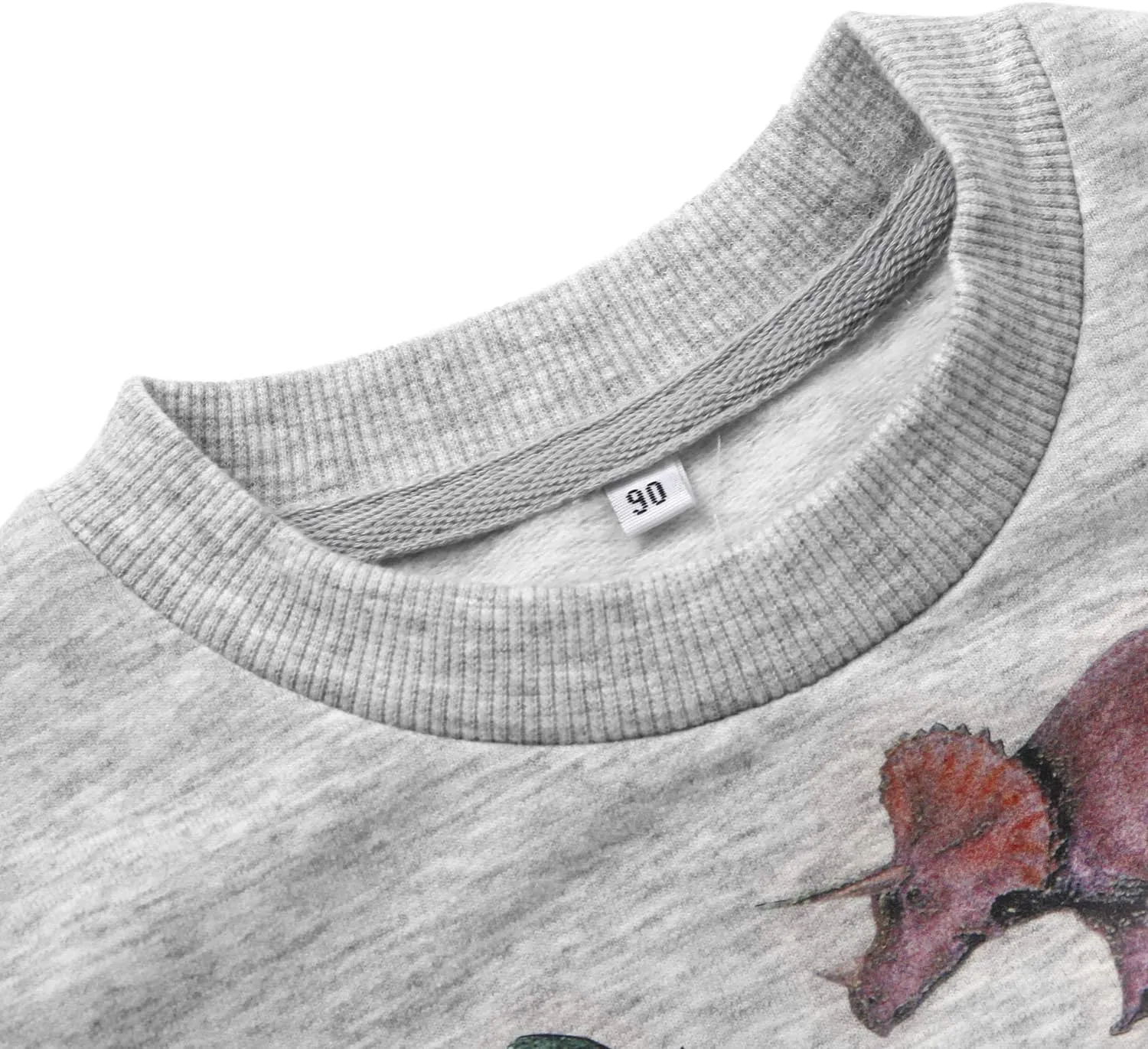 Akyzic Boys Sweatshirts Cotton Long Sleeve Crewneck Pullover Toddler Kids Winter Warm Shirt Sweater Tops 3t-8t