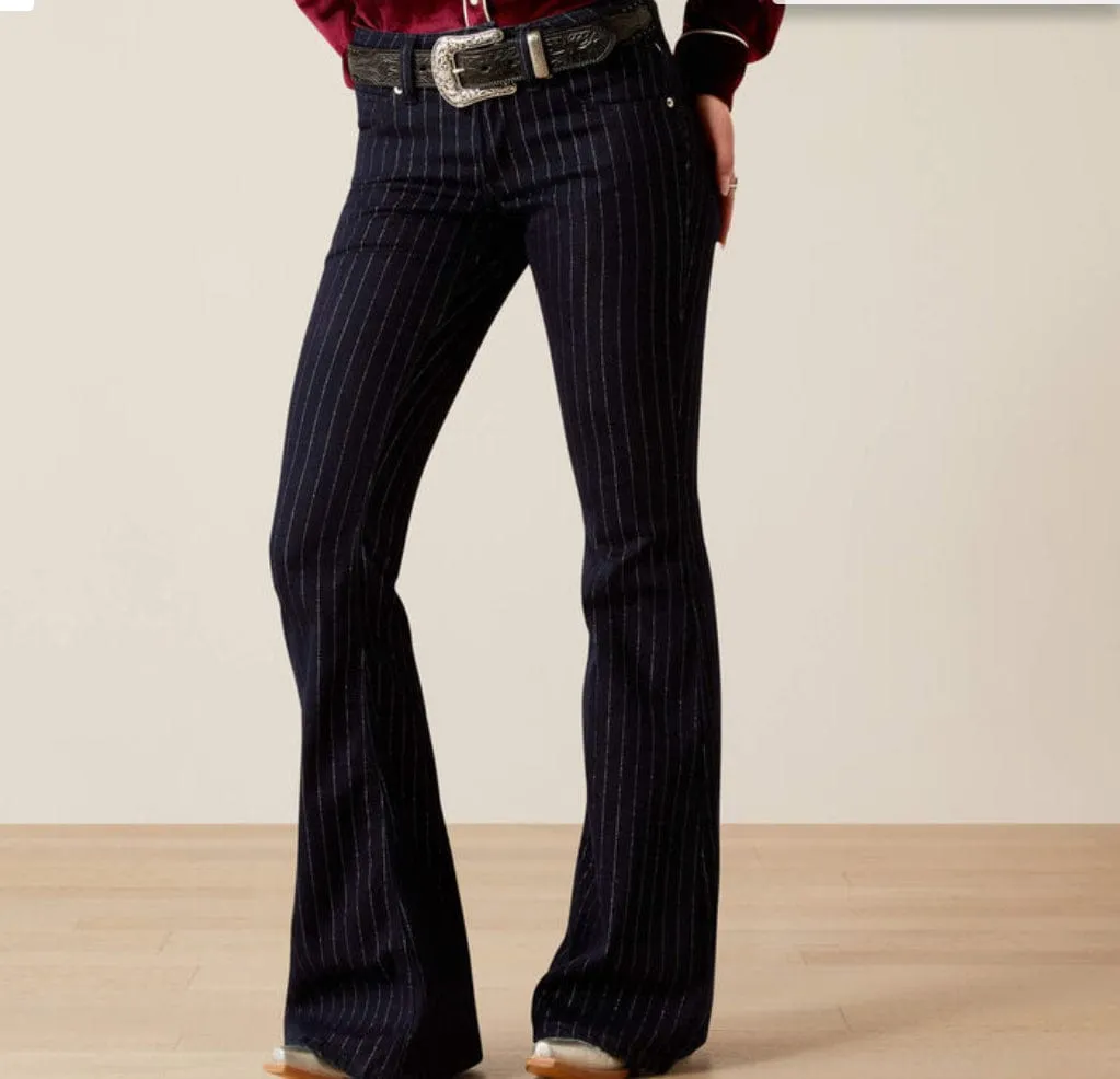 Ariat Perfect Rise Silver Stripe Flare