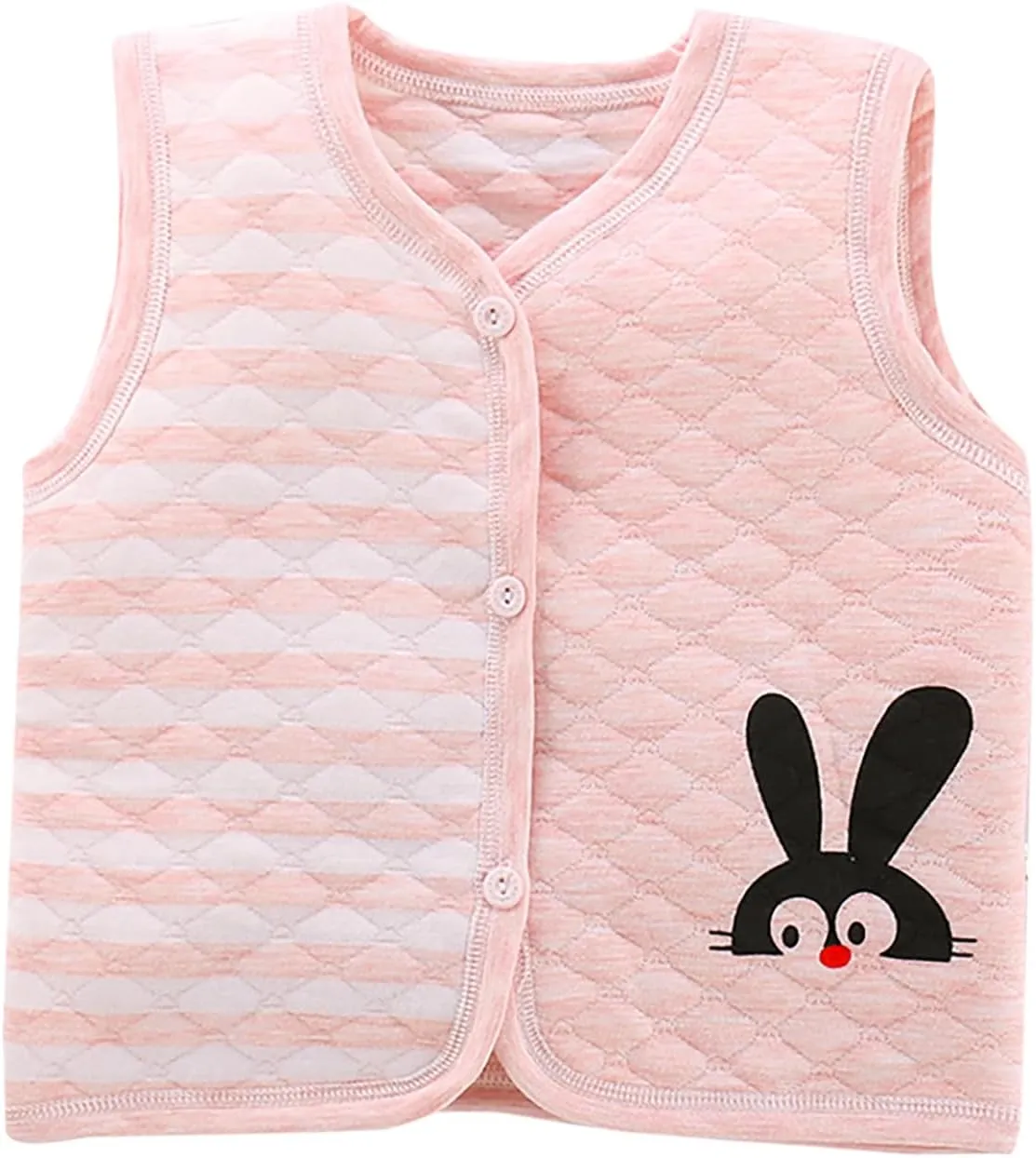 Baby Cotton Warm Vest Thick Thermal Waistcoat Padded Gilets Sleeveless Cardigan Coat for Boys Girls