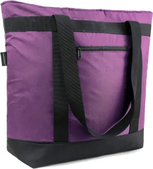 BeeGreen Insulated Cooler Bag Leakproof Freezer Shopping Tote for Groceries Thermal Food Delivery Bag