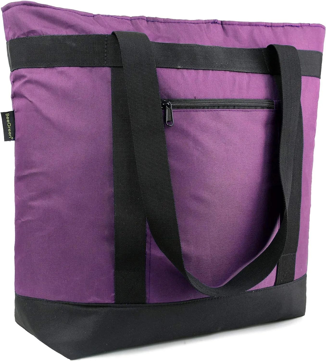 BeeGreen Insulated Cooler Bag Leakproof Freezer Shopping Tote for Groceries Thermal Food Delivery Bag
