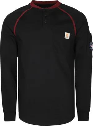 BOCOMAL FR Shirts 5.5oz Light Weight Henley and Short Sleeve Flame Resistant/Fire Retardant Clothing Shirt