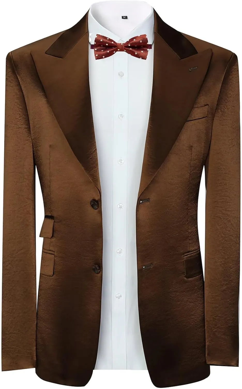 Bofan Boys Satin Blazer Retro Suit Jackets for Boy Outwear Sports Coat Fashion Summer Wedding Outfit