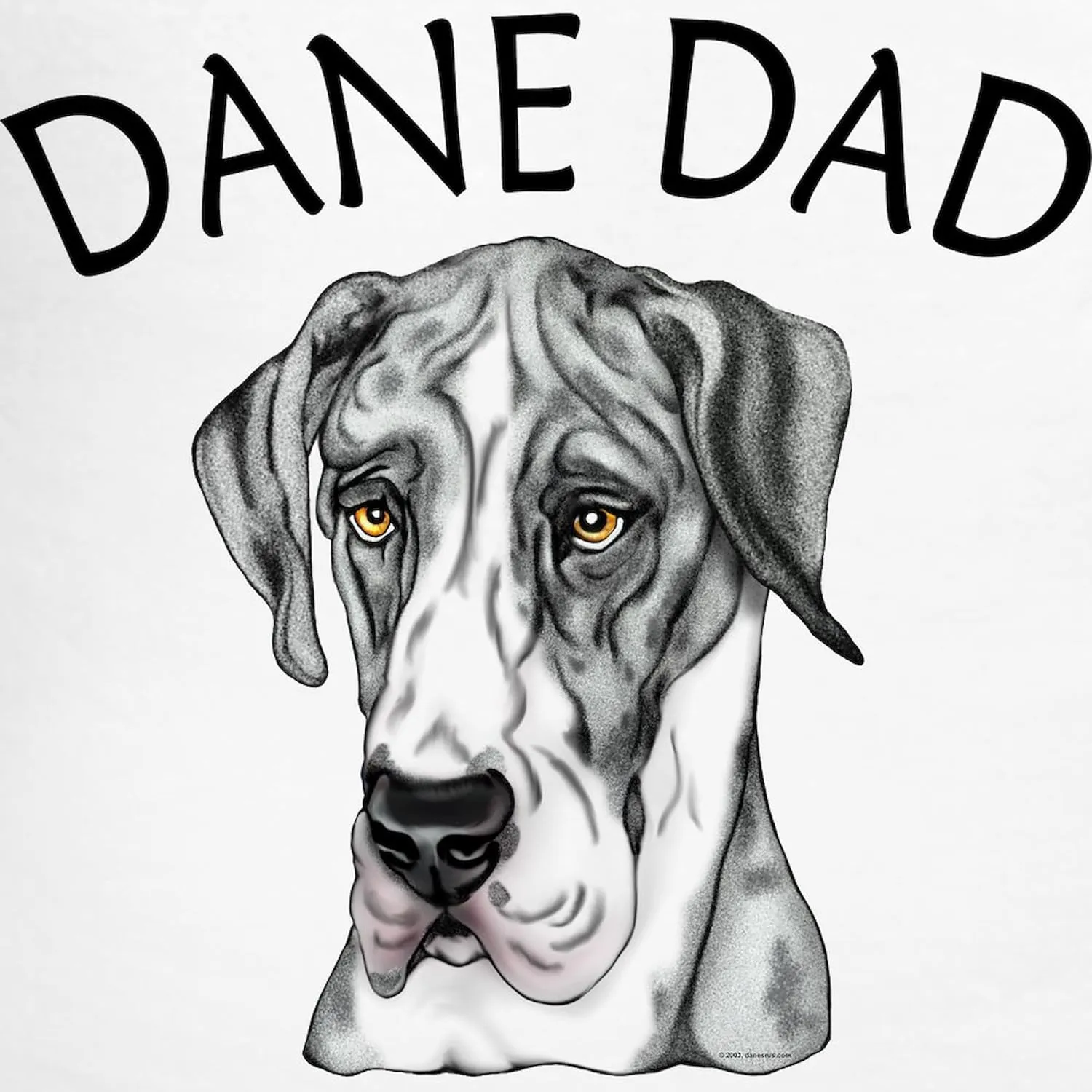 CafePress Great Dane Dad Merleb UC Men's Light Pajamas Men's Novelty Light Pajama Set, Comfortable PJ Sleepwear