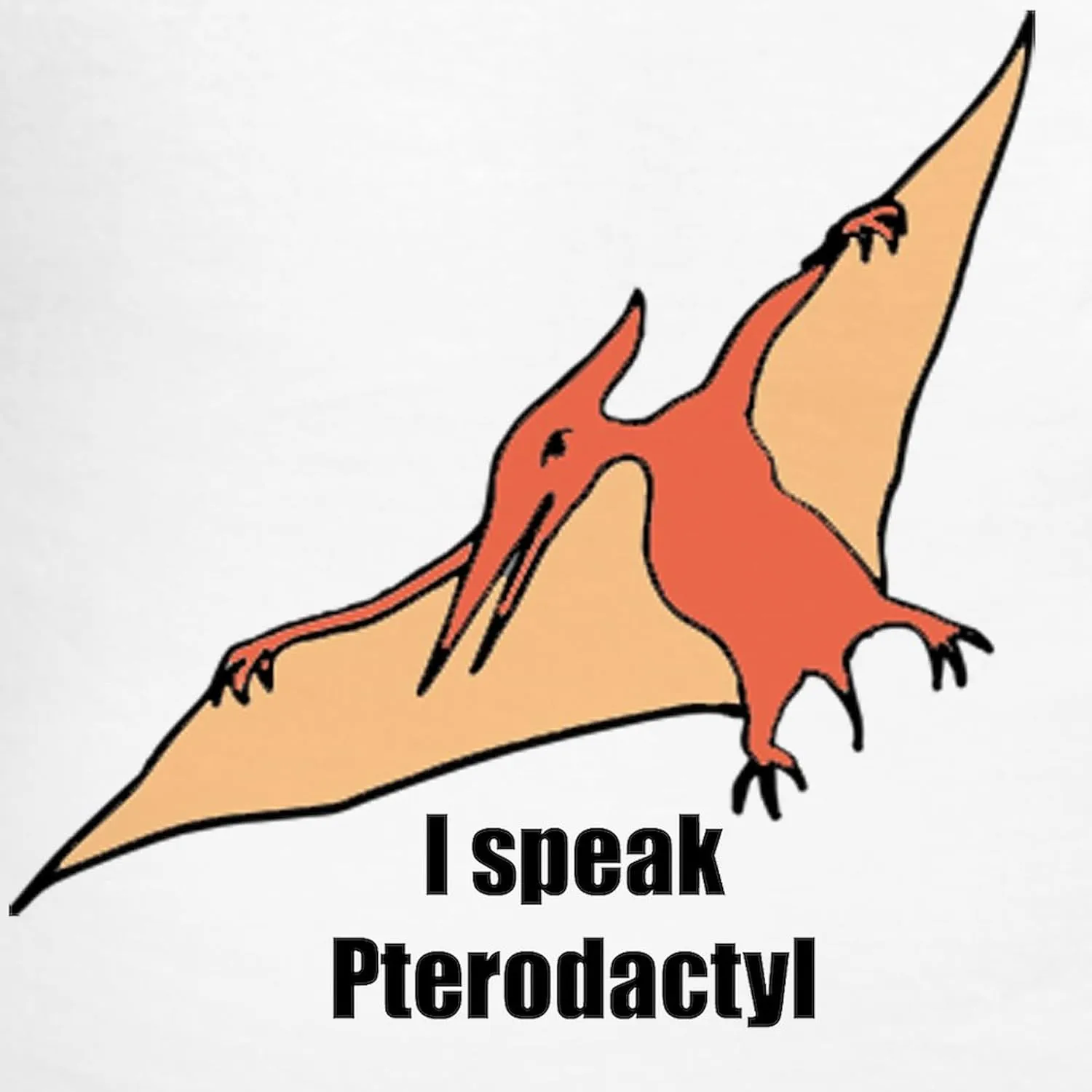 CafePress I Speak Pterodactyl Men's Light Pajamas Men's Novelty Light Pajama Set, Comfortable PJ Sleepwear
