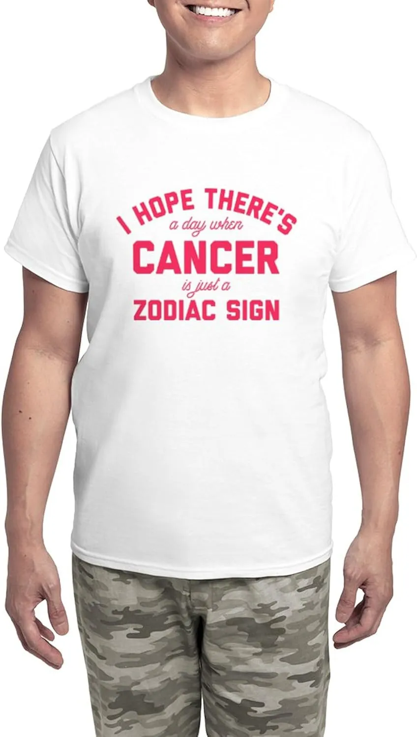 CafePress When Cancer Is Just A Zodiac Men's Light Pajamas Men's Novelty Light Pajama Set, Comfortable PJ Sleepwear