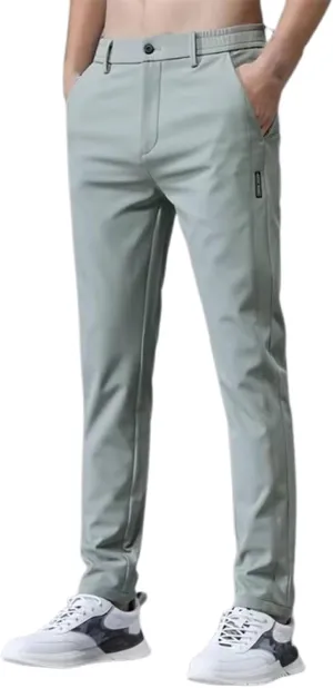 Chinos Trousers Men Slacks Hiking Jeans Shorts Public Joggers Hiking with Pockets Regular Fit Sport Casual Wide Leg