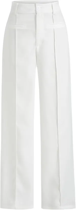 CIDER Work Pants Women Dress Pants High Waist Straight Leg Trousers Business Casual Slacks Office Pants