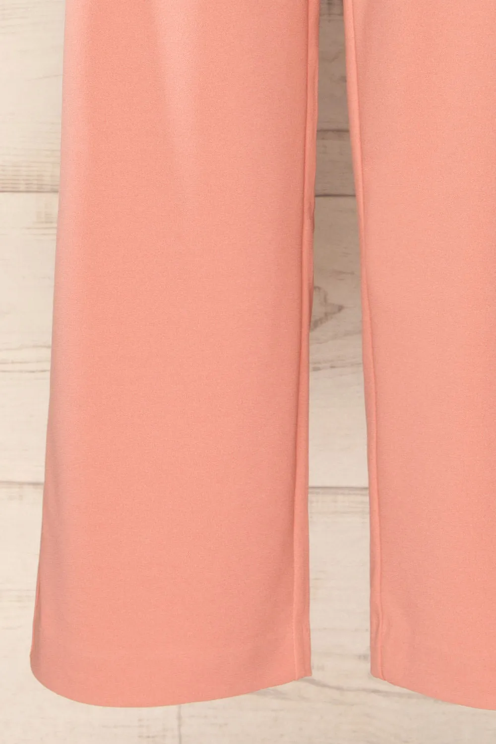 Clovelly Pink | Straight-Leg Pants w/ Pockets