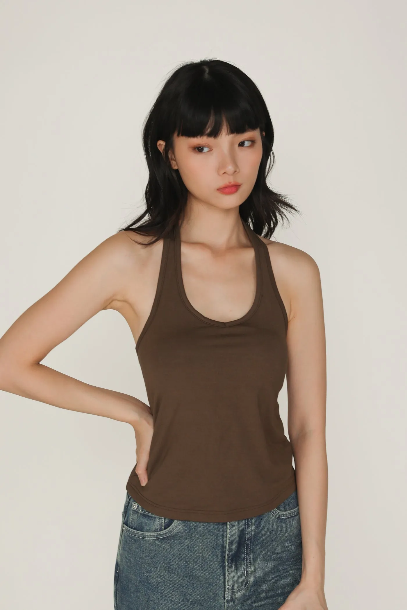 Cora Halter Padded Top