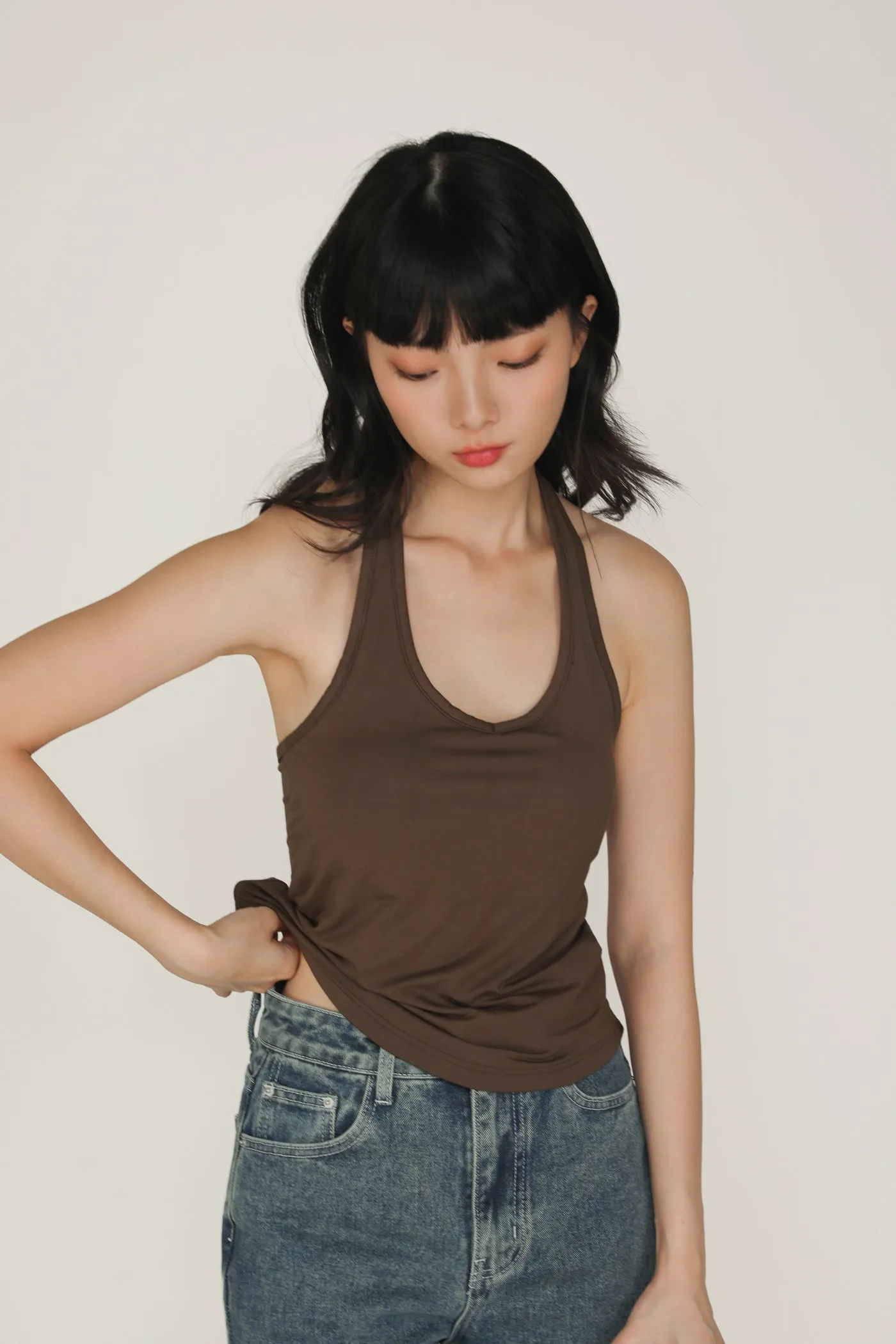 Cora Halter Padded Top