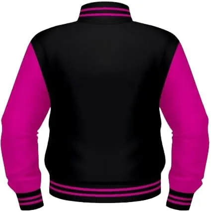 Custom Varsity Jackets, Baseball/Basketball Letterman Unisex Wool and Leather Varsity Jacket Mens/Womens
