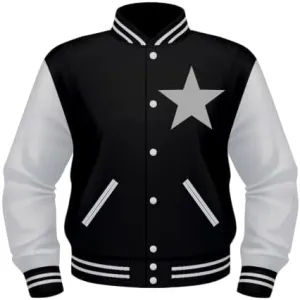 Custom Varsity Jackets, Baseball/Basketball Letterman Unisex Wool and Leather Varsity Jacket Mens/Womens