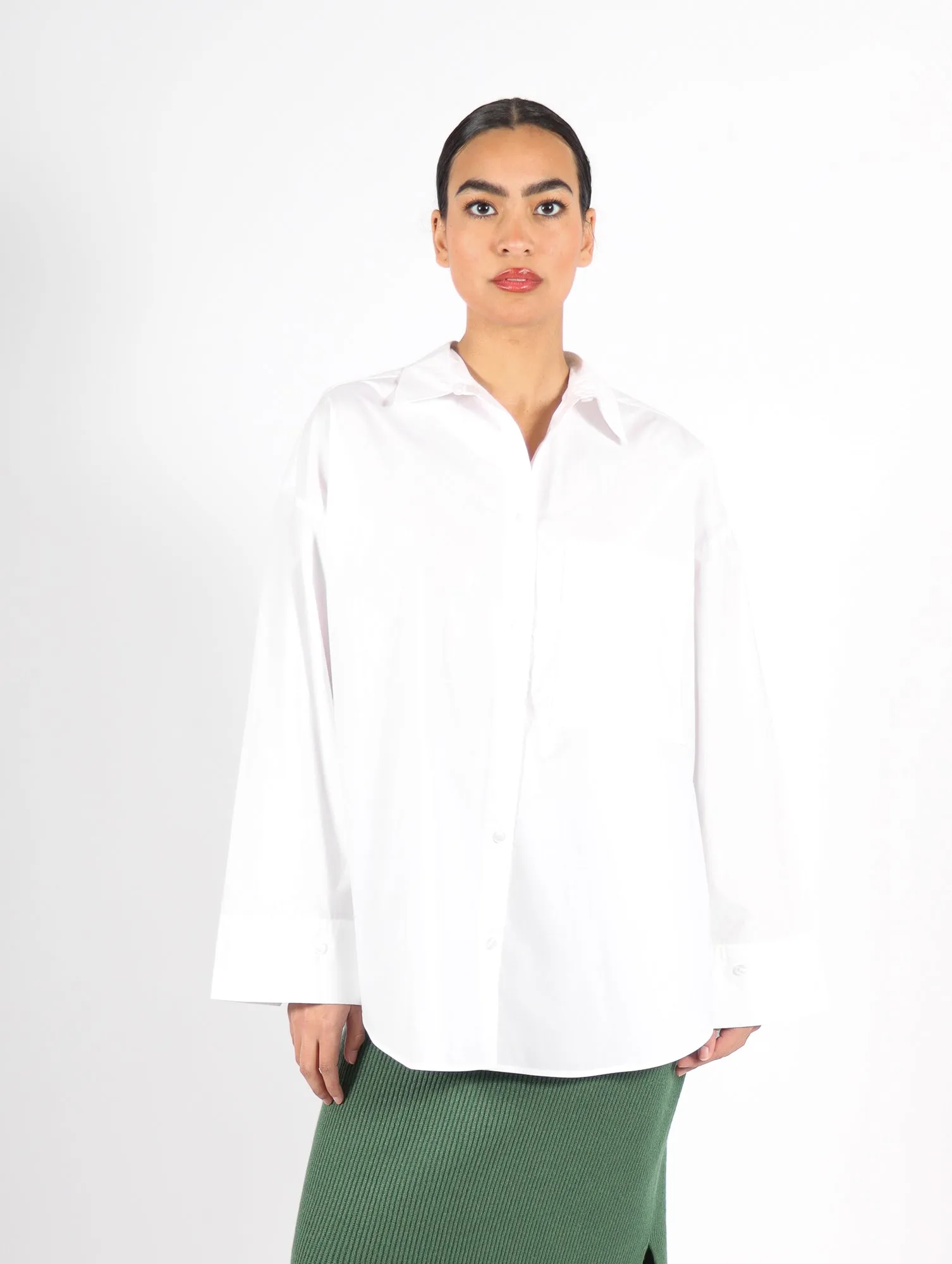 Derris Shirt in White by Malene Birger