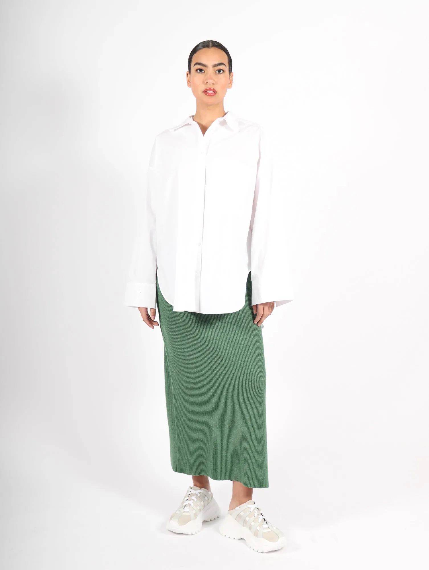 Derris Shirt in White by Malene Birger