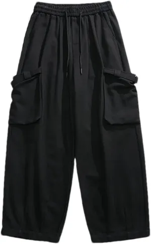 Disimlarl Mens Hip Hop Joggers Cargo Pants Harem Side Pocket Unisex Sweatpants Trousers
