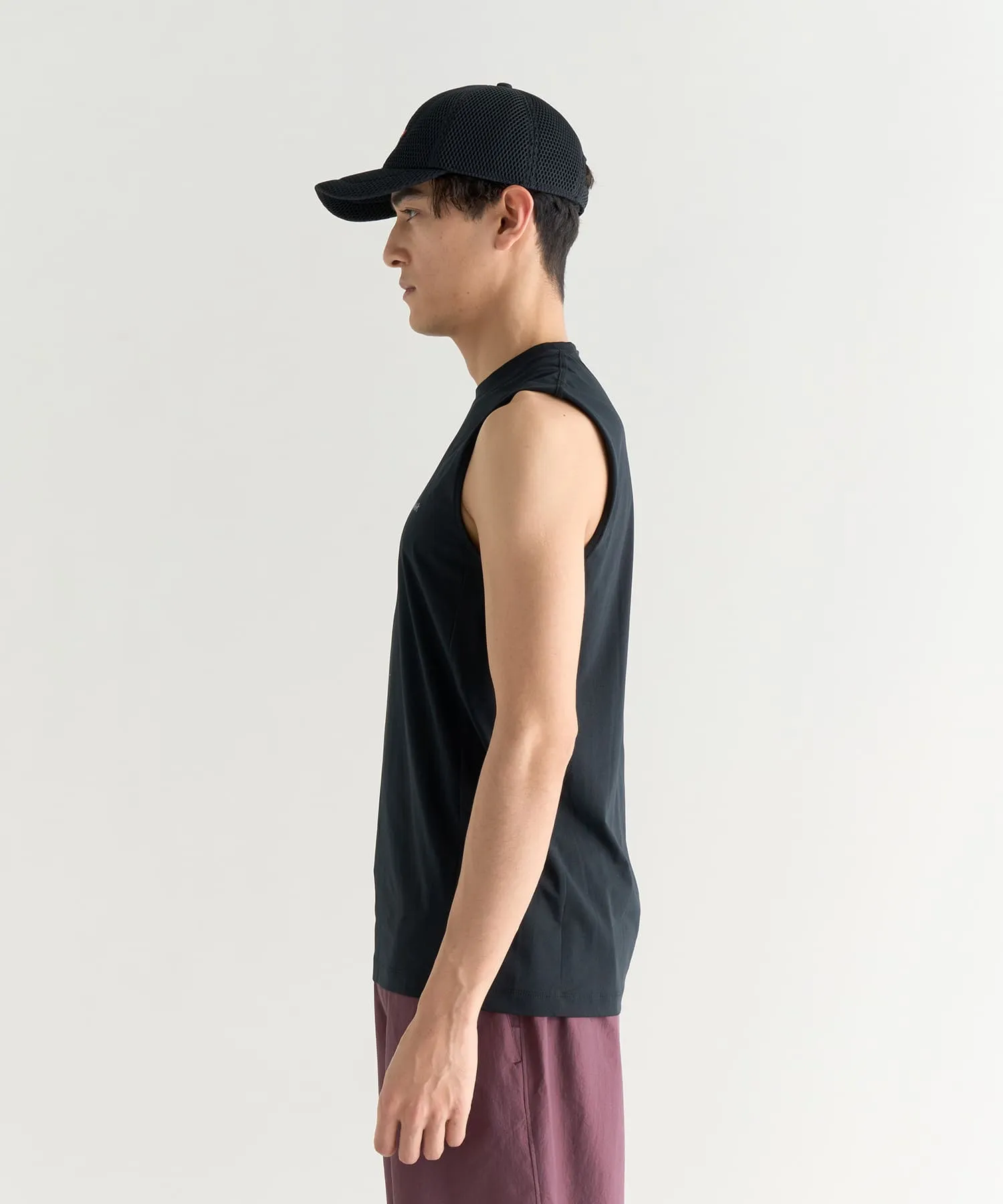 DRY BASE LAYER NO SLEEVE TEE(MEN)