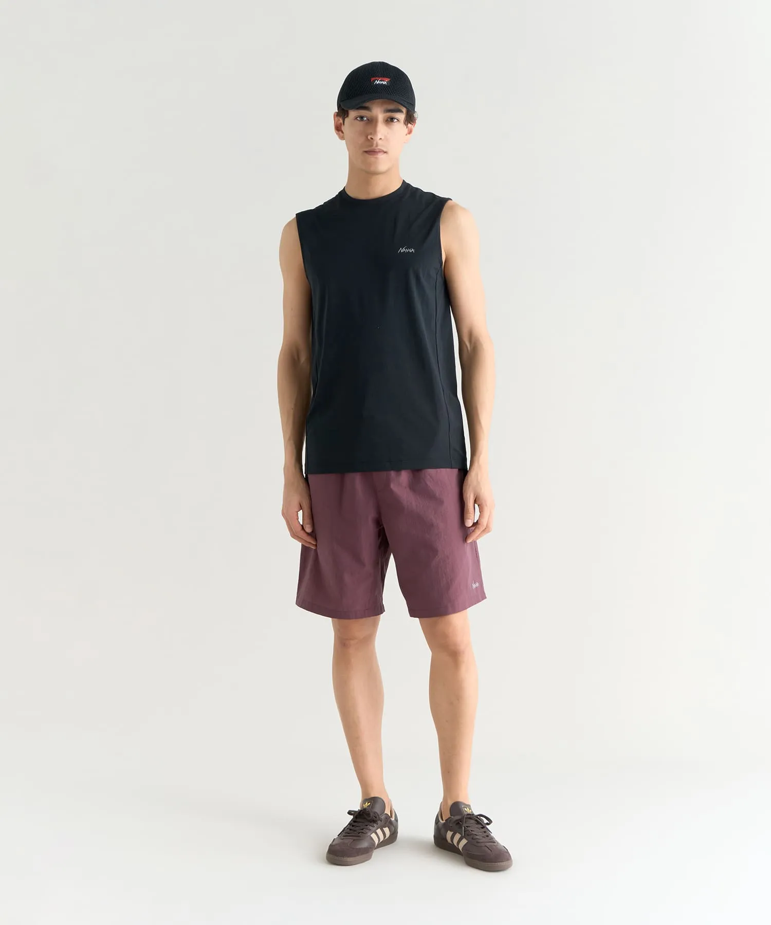 DRY BASE LAYER NO SLEEVE TEE(MEN)