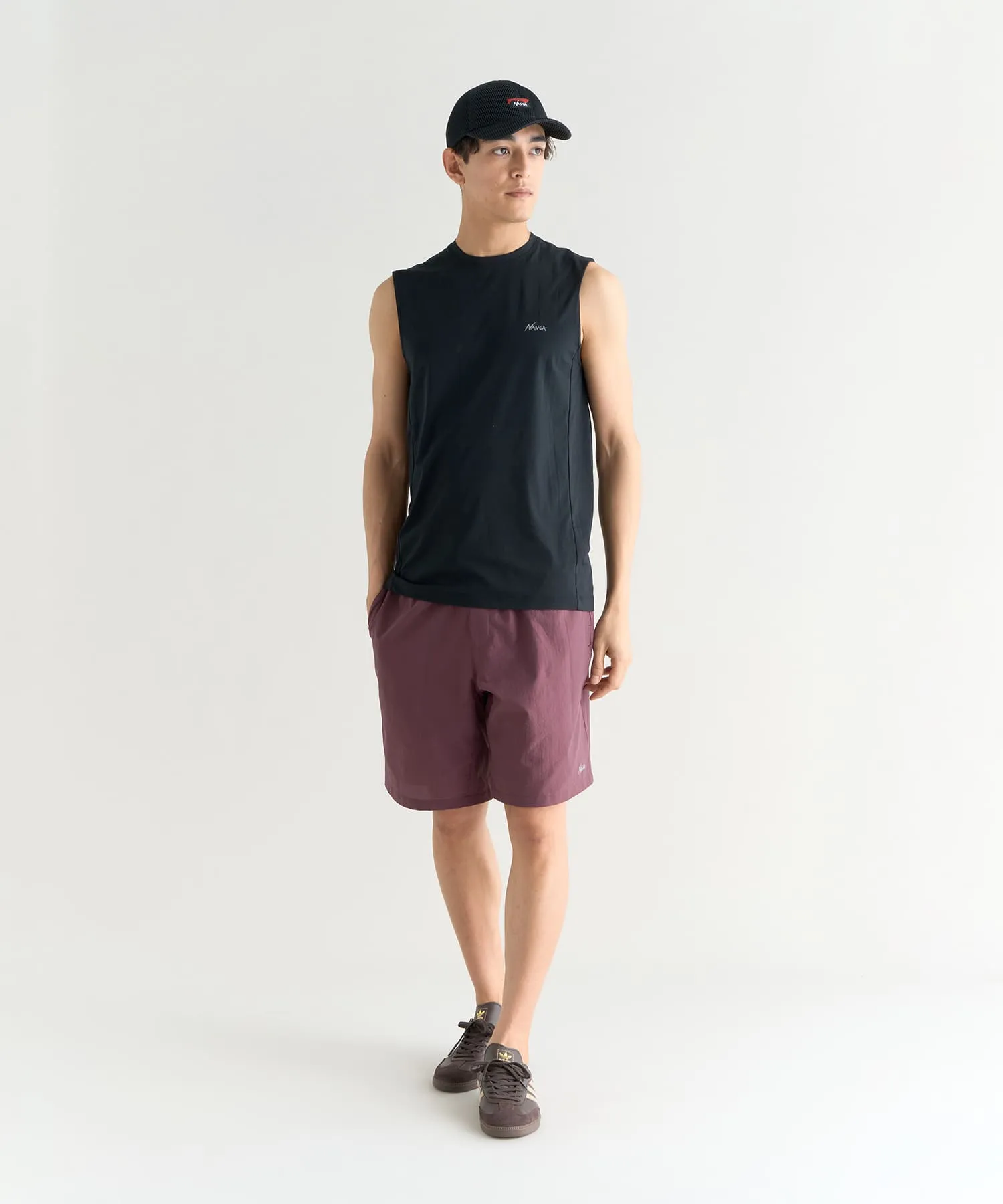 DRY BASE LAYER NO SLEEVE TEE(MEN)