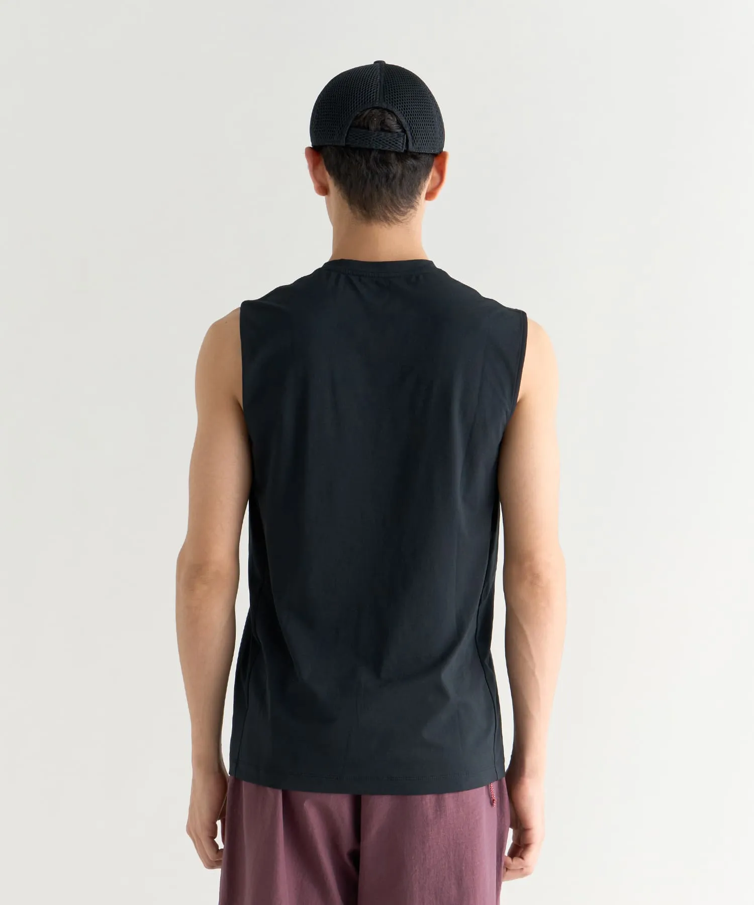 DRY BASE LAYER NO SLEEVE TEE(MEN)
