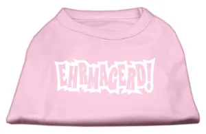 Ehrmagerd Screen Print Shirt Light Pink Lg (14)