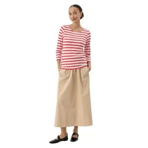 Emel T-Shirt in Striped Bittersweet