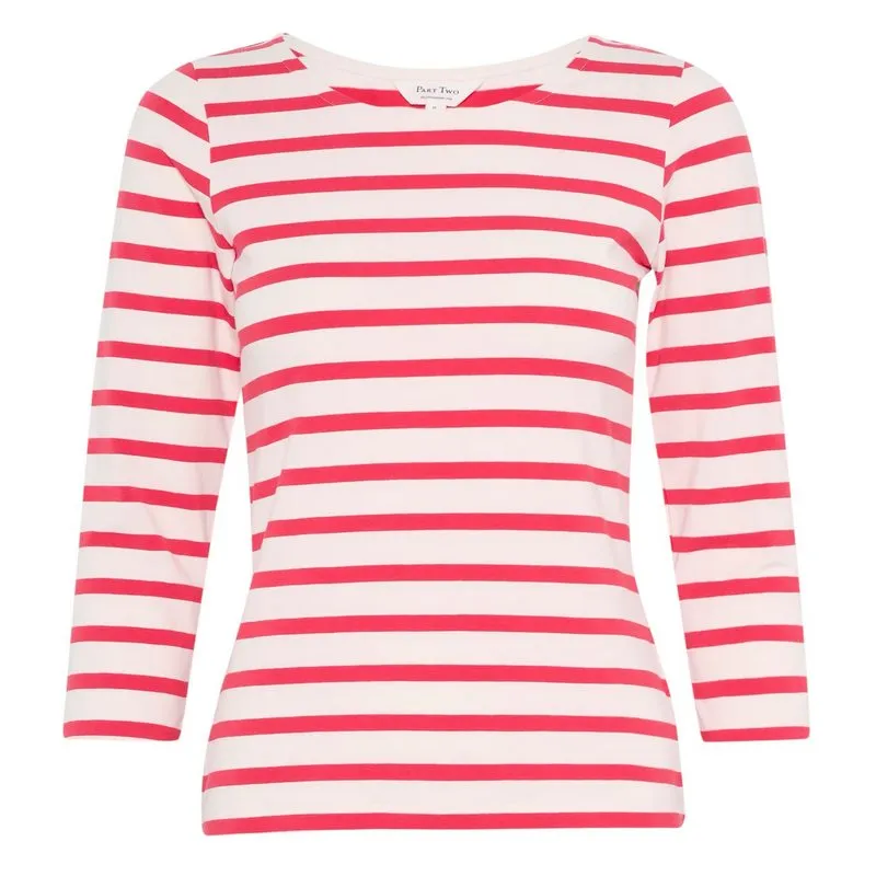 Emel T-Shirt in Striped Bittersweet