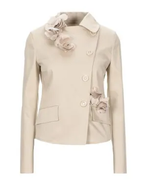 Ermanno Scervino Women Blazer Beige 8 UK