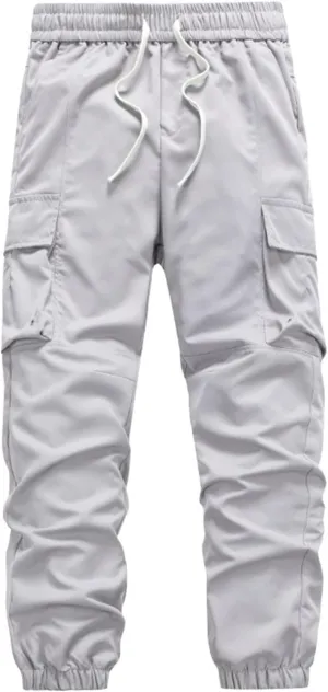 Fleece Lined Pants Men Casual Jogger Beach Outfits Slim Fit Body Riding Stretch Casual Wide Leg Resort Wear Sport with