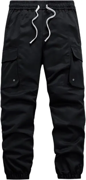 Fleece Lined Pants Men Casual Jogger Beach Outfits Slim Fit Body Riding Stretch Casual Wide Leg Resort Wear Sport with