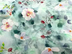 Floral Mist - Printed Viscose