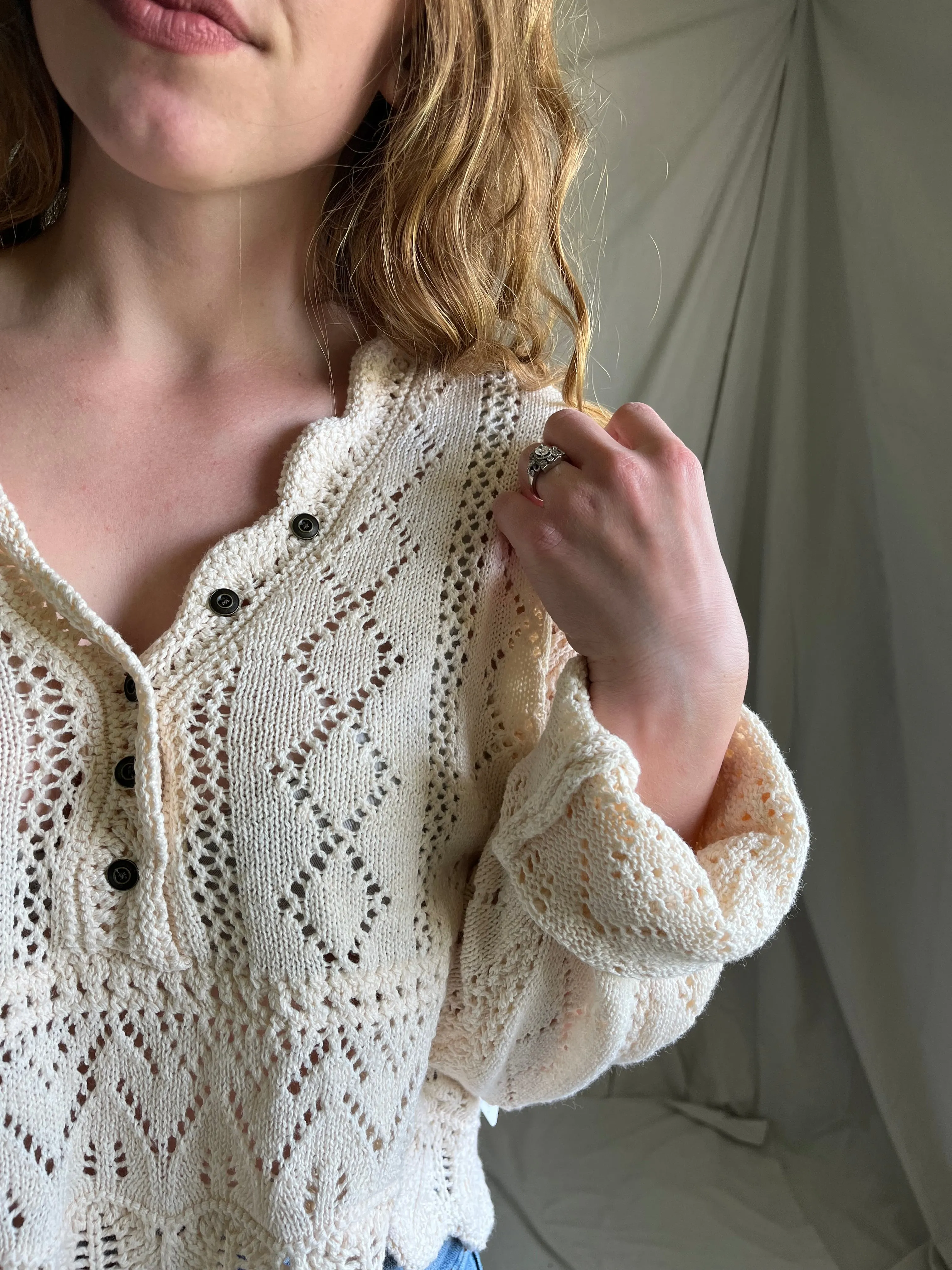 Free People Charlotte pop over sweater