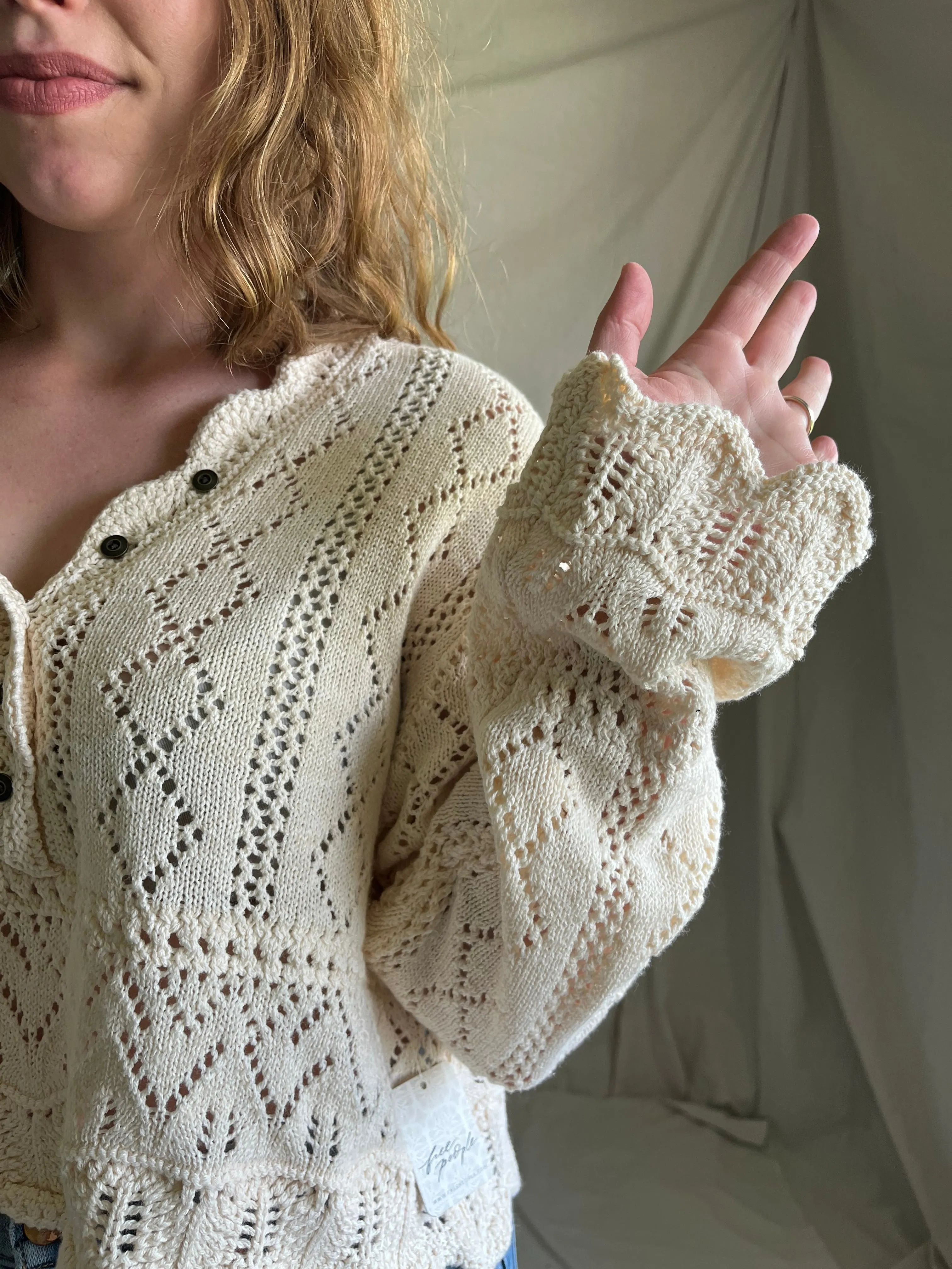 Free People Charlotte pop over sweater