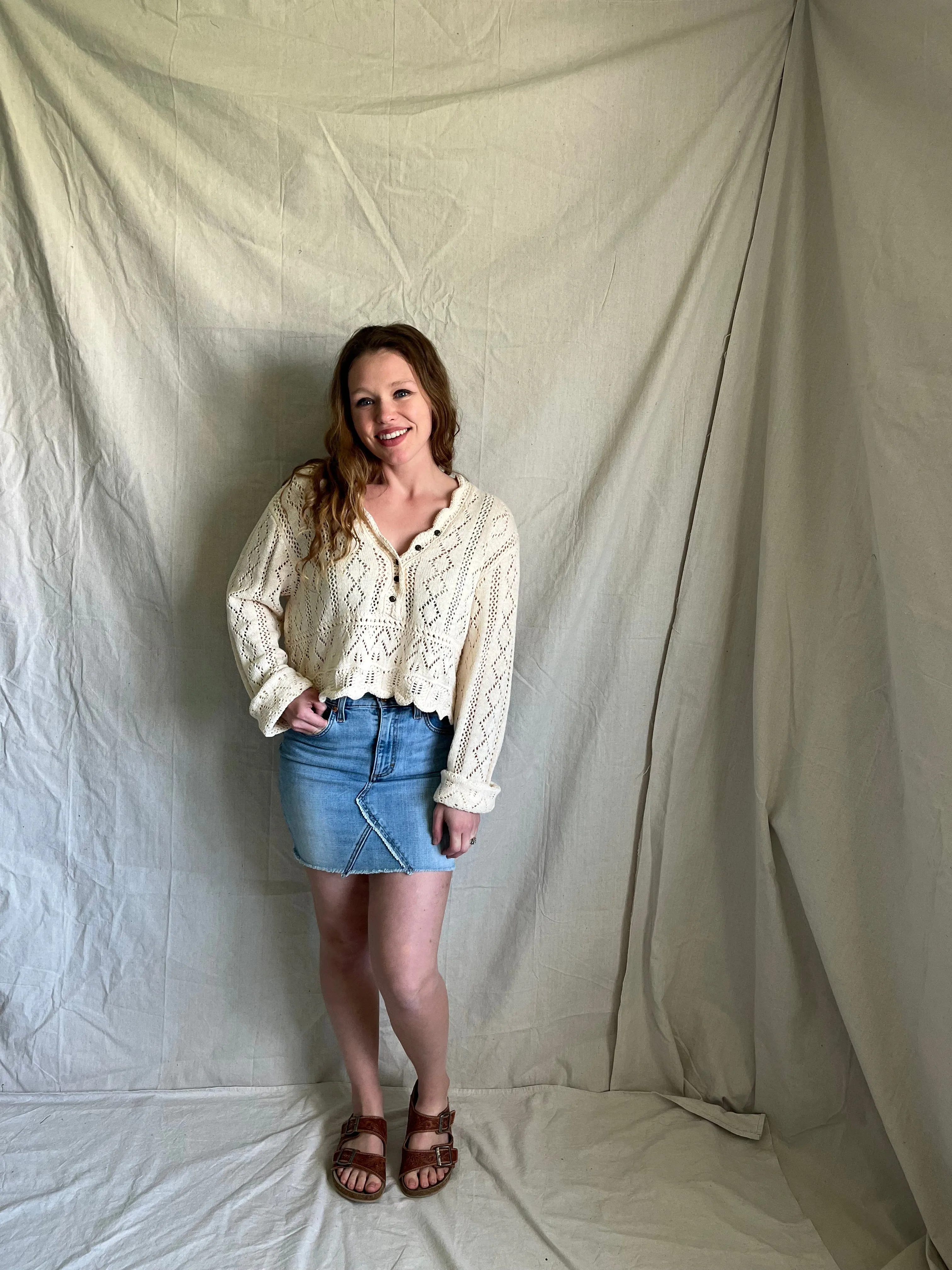 Free People Charlotte pop over sweater