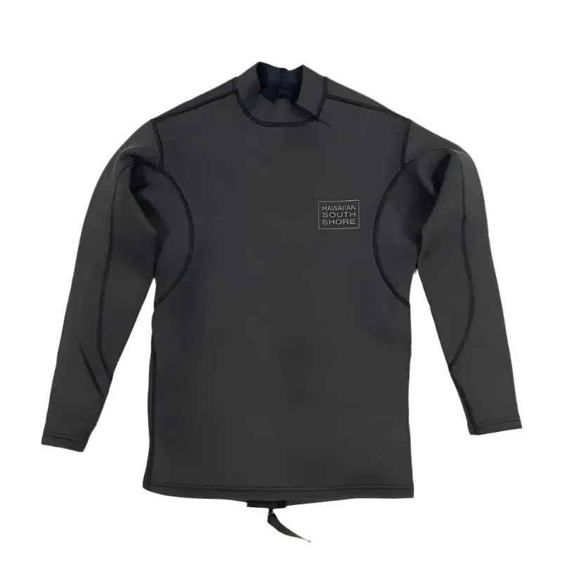 HawaiianSouthShore Wetsuit NEOPRENE Long Sleeve 1.5mm (Small-XXLarge) Black
