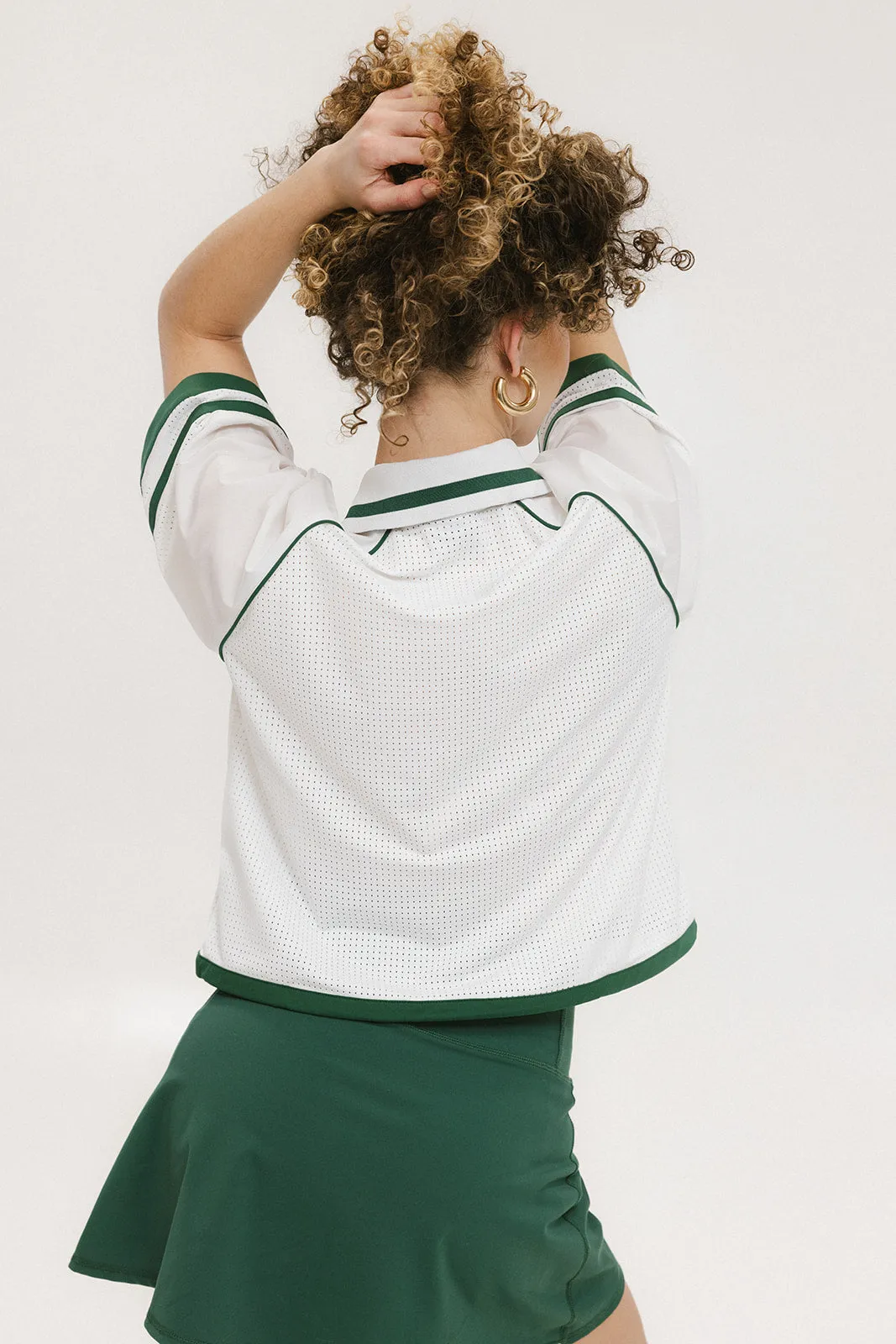 Ilona Warm-Up Polo - White
