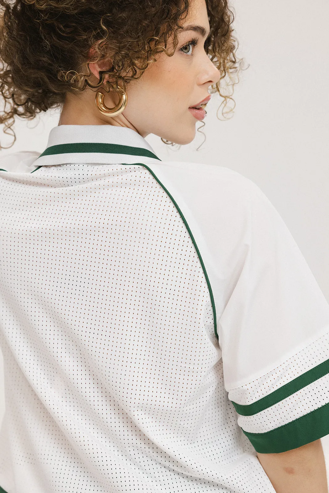 Ilona Warm-Up Polo - White