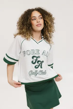 Ilona Warm-Up Polo - White
