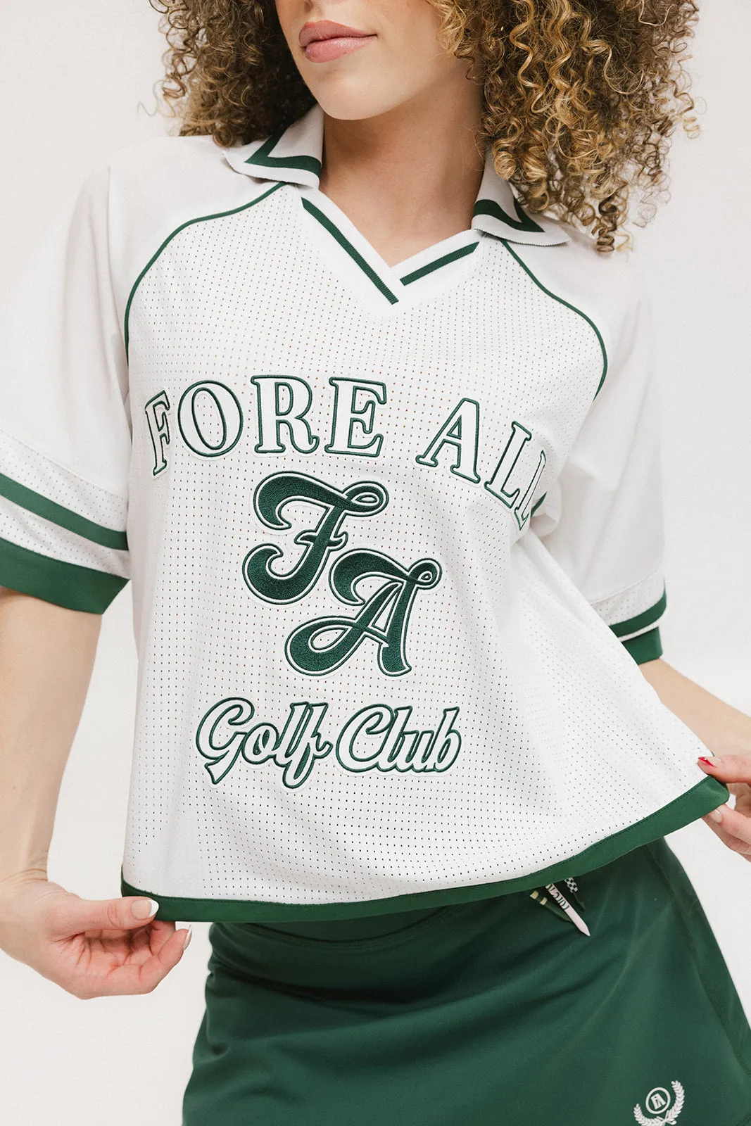 Ilona Warm-Up Polo - White