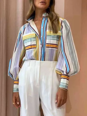 Kimmie Lantern Sleeve Shirt