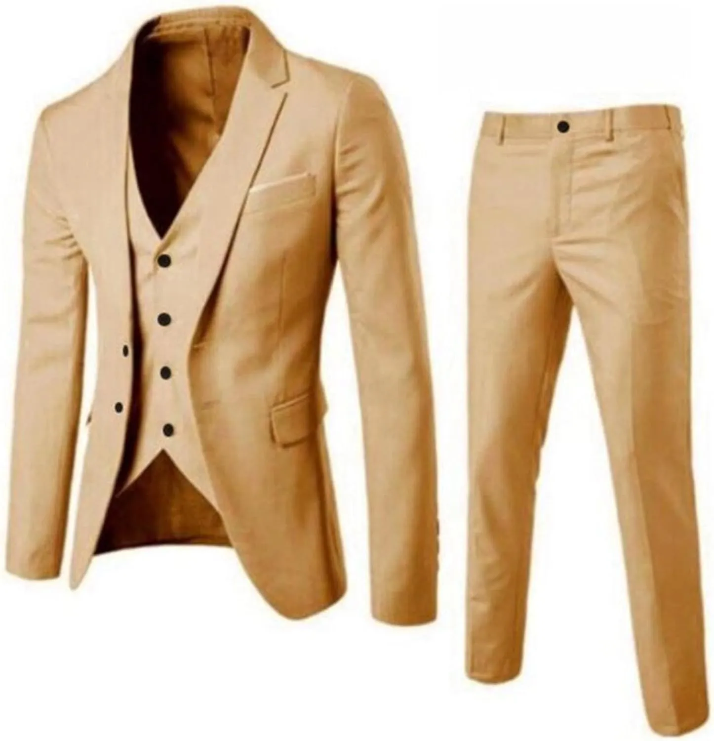 LCMTWX Slim Fit 2 Piece Suit Vest Party Wedding 3- Suit Slim Pants R Men's Coats Jackets Mens Slim Fit Suit Men Black Suit