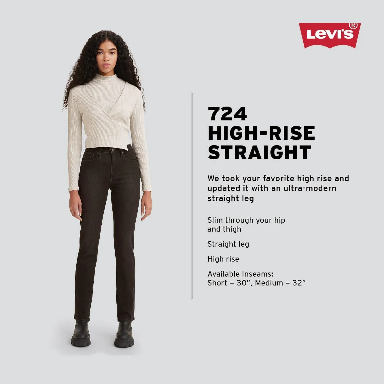 Levi's Women's 724 High Rise Straight Jeans