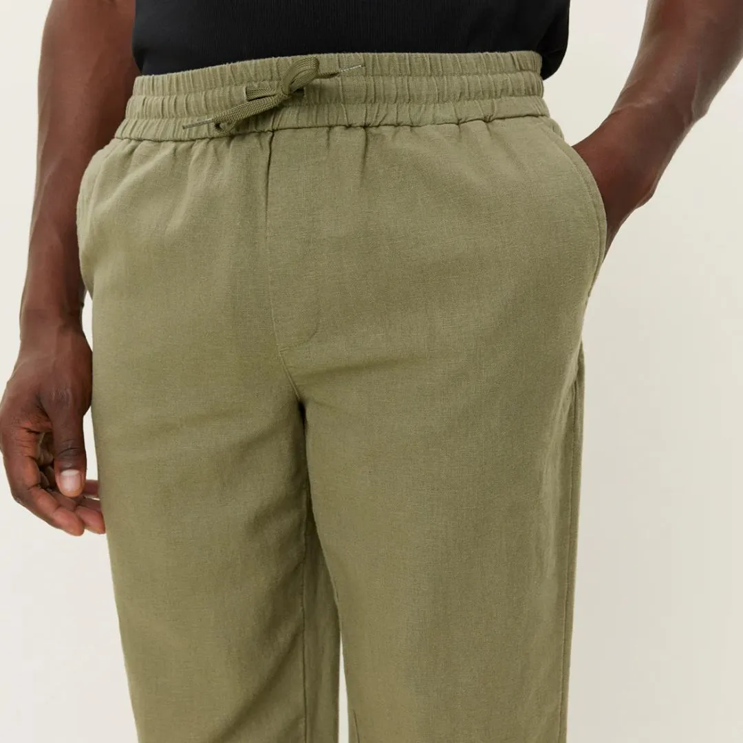 Lichen Green Patrick Linen Pants