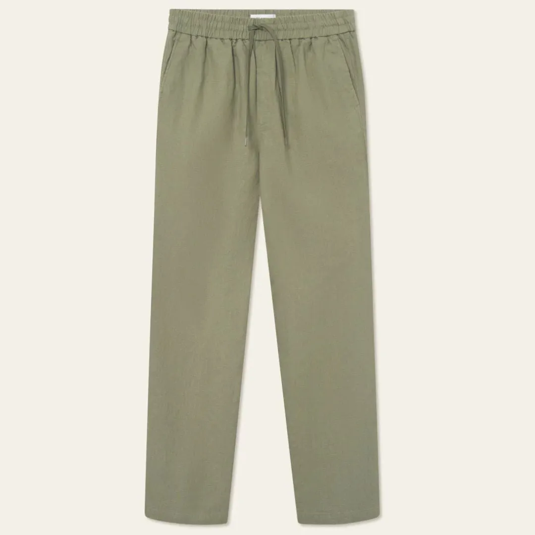 Lichen Green Patrick Linen Pants