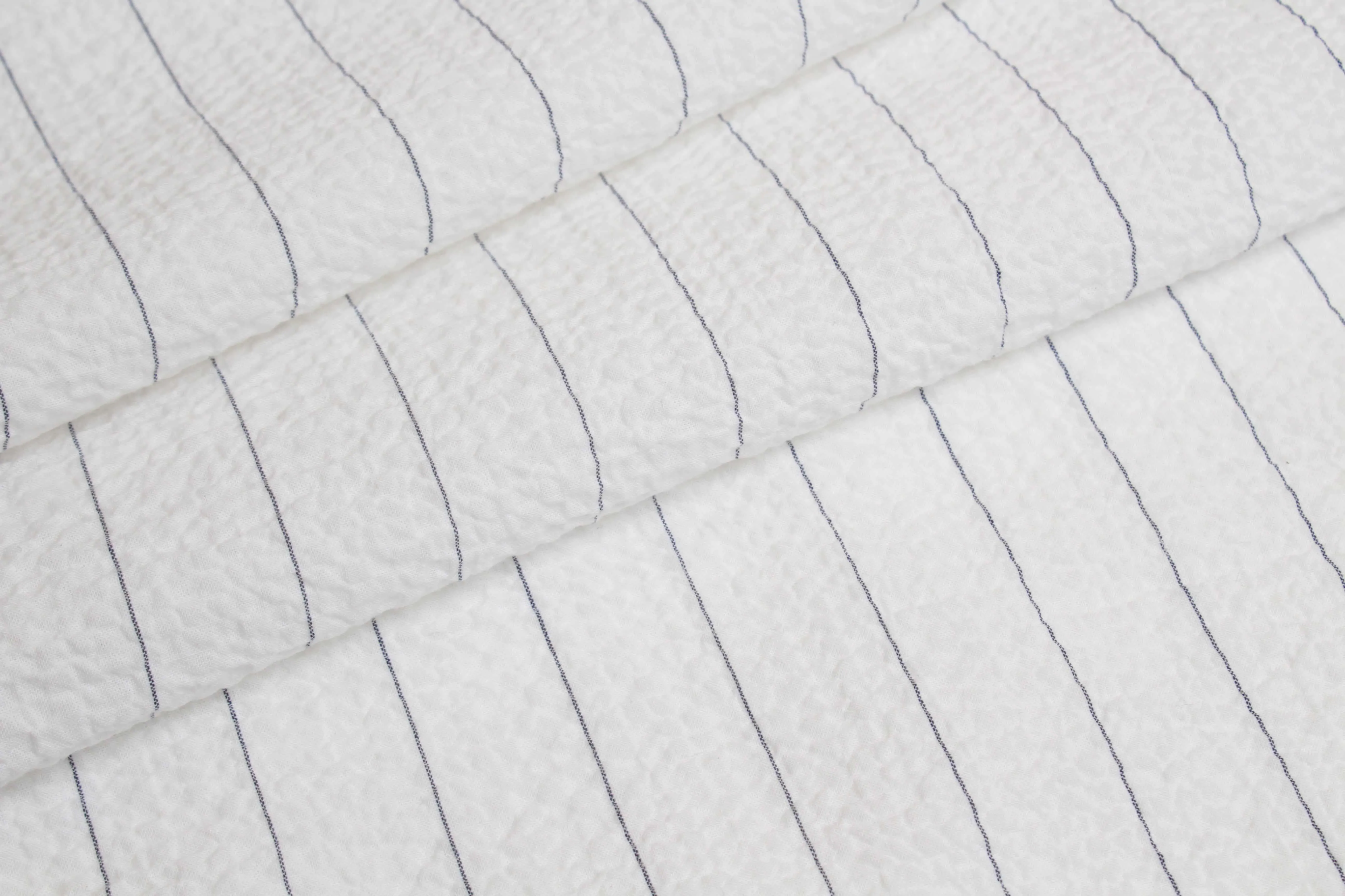 Light Cotton Seersucker - Stripes - 4 Variants Available