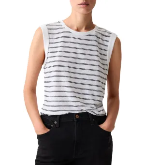 Linen-Blend Tank Top