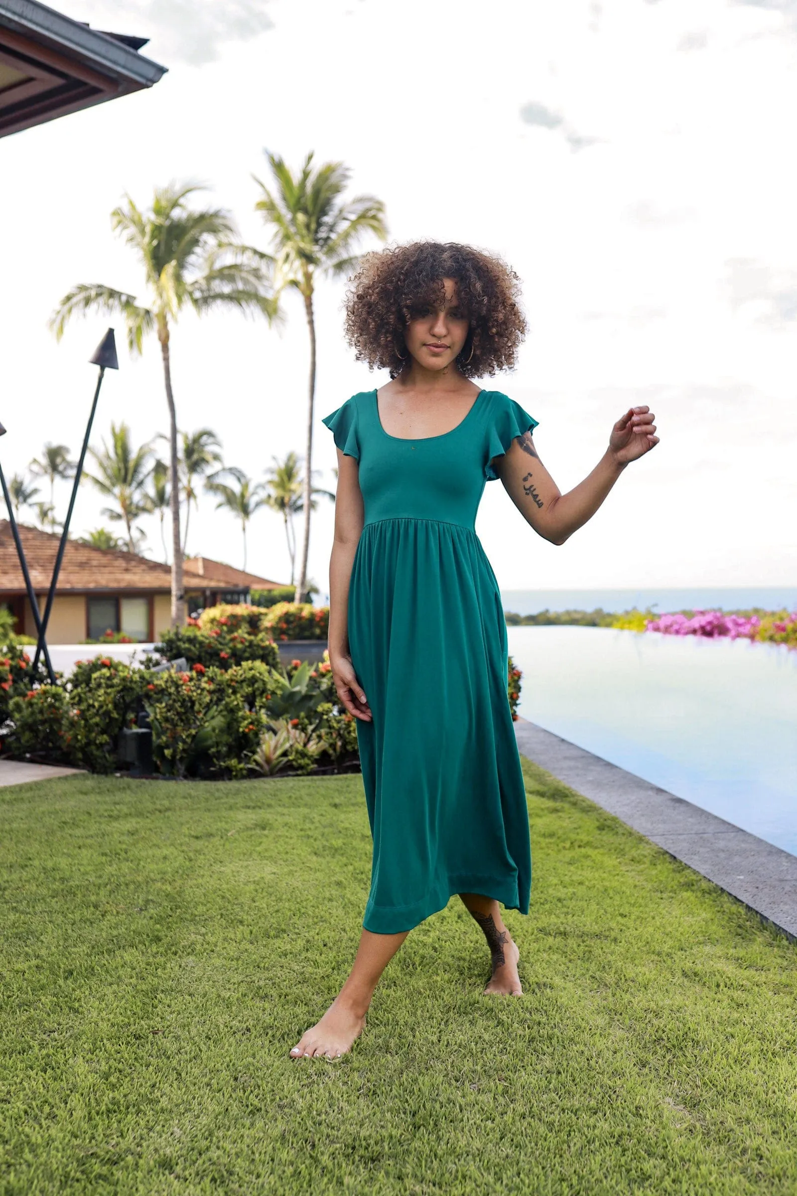 Lush Moon Midi Dress