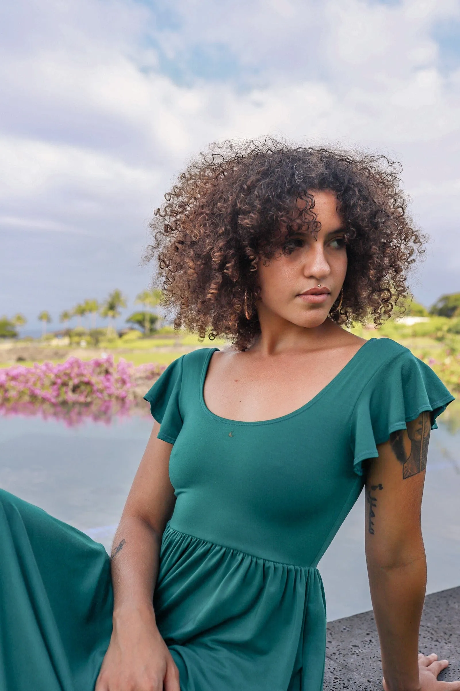 Lush Moon Midi Dress